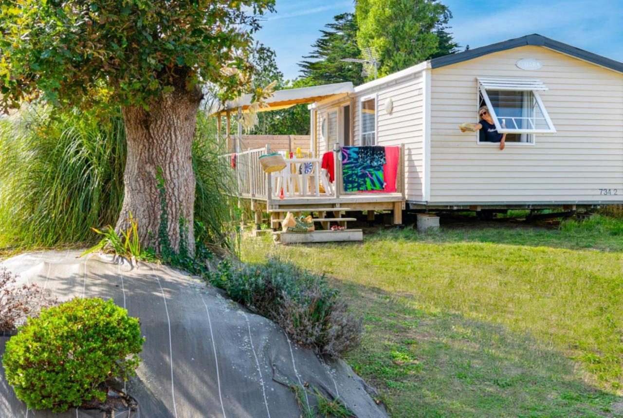 Camping Les Carolins Saint-Lo-d'Ourville Esterno foto
