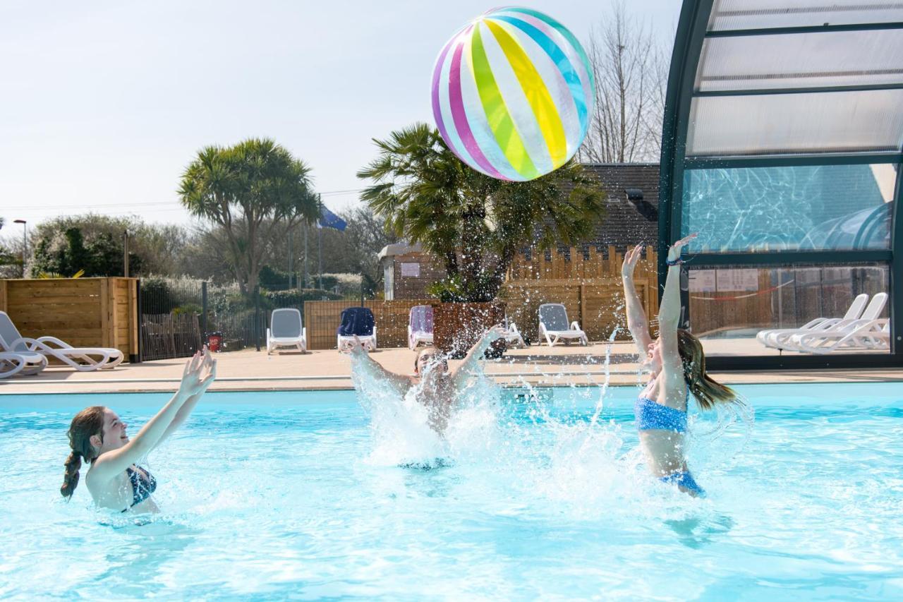 Camping Les Carolins Saint-Lo-d'Ourville Esterno foto