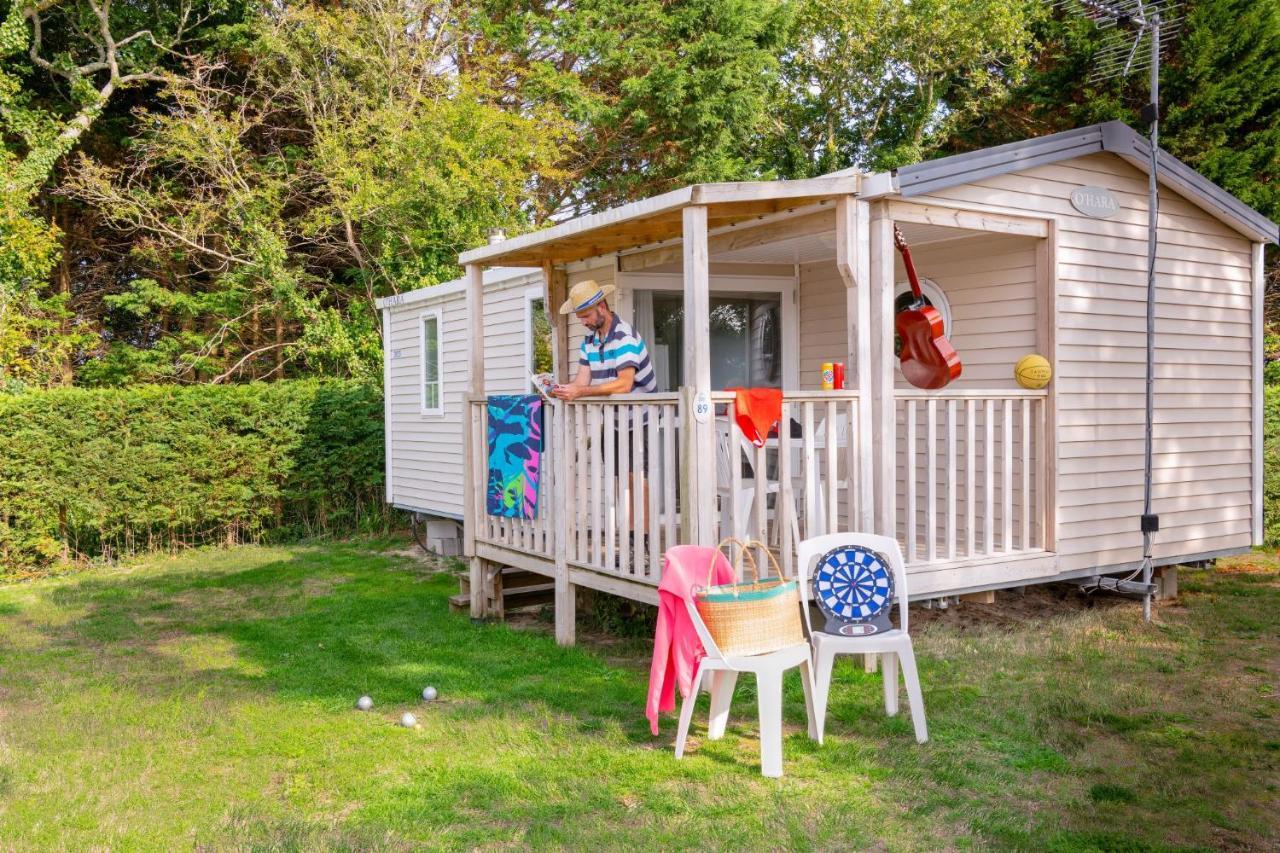 Camping Les Carolins Saint-Lo-d'Ourville Esterno foto